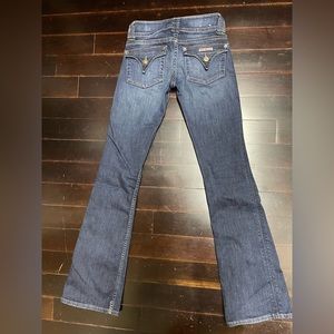 Hudson, size 24, slight boot cut jeans
